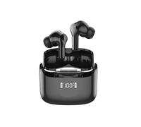 (Black) New Black Technology Wireless Headset Tws Long Battery Life Waterproof Sports Intelligent Noise Reduction Call Headset