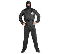 Black Ninja disfraz hombre adulto (Talla única)