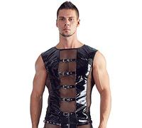 Black niveles barniz Camiseta para hombre, XL