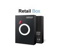 (Black) NORTHJO Compatible For iPhone 16 / 16 Plus Matte Camera Lens Protector Integrated Metal + Tempered Glass Lens Film
