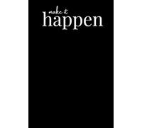 Black Notebook | Plain Ruled Journal with Hardback for Work, School and College Supplies | 200 Pages | Compact size 6" x 9"