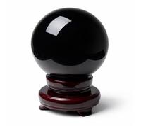 Black Obsidian Crystal Balls for Fengshui, Meditation, Crystal Healing, Divination, Home Decoration, Black Magic Crystal Sphere