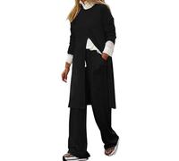 Black of Friday 2024 Conjuntos De Algodon Mujer Conjunto Pantalon Y Blusa Mujer Chandal Mujer Completo De Algodon Trajes Pantalon Se?Ora Ropa Invierno para Moto Early Prime Big Deal My Orders