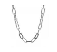 (black)Original Chunky Infinity Knot Beads Sliding Me Link Snake Chain Necklace For Fashion 925 Sterling Silver Bead Charm DIY Jewelry