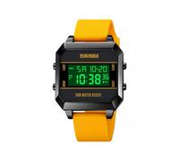 (Black, pack-2) SKMEI Digital Watch for Men Women 30M WR Backlight Wrist Watches 1/100 Second Stopwatch Daily