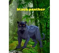 Black Panther: Blank notebook to write or draw in, 8.5" x 11" Inches, 110 Pages