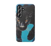 Black Panther by Poolside Art - Funda resistente mate compatible con Samsung Galaxy S25 Plus