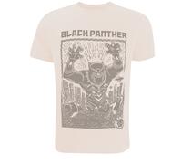 Black Panther Camiseta Linograbado para Hombre (TV530)