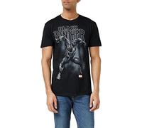 Black Panther Camiseta Strike para Hombre, Negra (Black Blk), Talla L UK