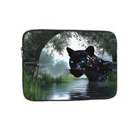 Black Panther in The Jungle - Funda para portátil a prueba de golpes, delgada, ligera, portátil, para viaje de 13 pulgadas