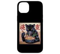 Black Panther Ramen Japonés Kawaii Anime Pantera Negra Carcasa para iPhone 14 Plus