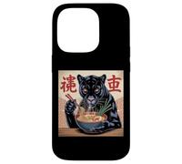 Black Panther Ramen Japonés Kawaii Anime Pantera Negra Carcasa para iPhone 14 Pro