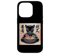 Black Panther Ramen Japonés Kawaii Anime Pantera Negra Carcasa para iPhone 14 Pro