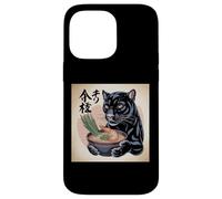 Black Panther Ramen Japonés Kawaii Anime Pantera Negra Carcasa para iPhone 14 Pro MAX