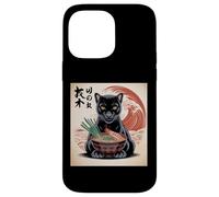 Black Panther Ramen Japonés Kawaii Anime Pantera Negra Carcasa para iPhone 14 Pro MAX