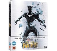 Black Panther Steelbook 3D+2D Uk Exclusive Limited Edition Steelbook Blu-ray Region Free Sold out!!