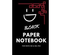 Black Paper Notebook for White Ink & Gel Pens | Black Pages Journal for Drawing, Sketching, Calligraphy & Doodling |: Black Paper Notebook for White ... Calligraphy | Sketching & Creative Writing