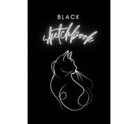 Black Paper Sketchbook: For White Gel Pens, Pencils & Pastels | Dark Pages for Drawing, Doodling & Art Creations | Compact Size