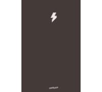 Black Paperback Notebook - Dotted Pages - 8.5 x 5.5 Inch - Pixel Thunder: Perfect for notes, sketches, journaling, and creative projects