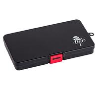 Black Plastic Pill caja de drogas titular de la caja