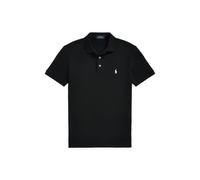 Black Polo de piqué elástico Custom Slim Fit L