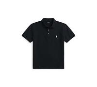 Black Polo de piqué elástico Custom Slim Fit S