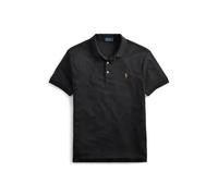 Black Polo de tacto suave Slim Fit XS