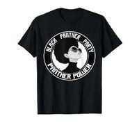 Black Power Panther Party 1966 Cabello Natural Afro Melanina Camiseta