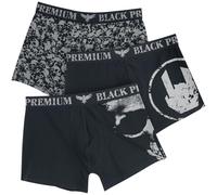 Black Premium by EMP Hombre Boxer Negro-Gris en Pack de Tres XL