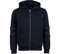 Black Premium by EMP Hombre Capucha con Cremallera Essential Negro S
