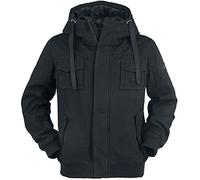 Black Premium by EMP Hombre Chaqueta de invierno negra XL