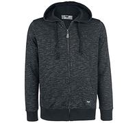 Black Premium by EMP Hombre Chaqueta Gris Oscuro con Capucha S