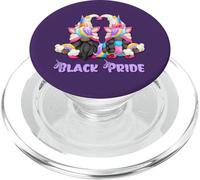 Black Pride Design For Women with Cute Unicorn Gnomes PopSockets PopGrip para MagSafe