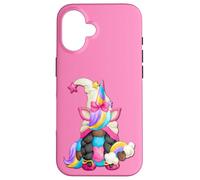 Black Pride Unicorn For Afro American Women Melanin GNOME Carcasa para iPhone 16