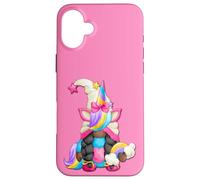 Black Pride Unicorn For Afro American Women Melanin GNOME Carcasa para iPhone 16 Plus
