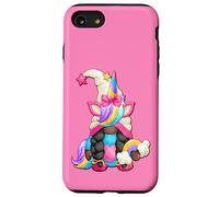 Black Pride Unicorn For Afro American Women Melanin GNOME Carcasa para iPhone SE (2020) / 7/8