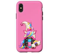 Black Pride Unicorn For Afro American Women Melanin GNOME Carcasa para iPhone X/XS