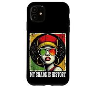 Black Queen Afro Woman My Shade Is History Melanin Pride Carcasa para iPhone 11
