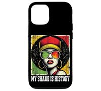 Black Queen Afro Woman My Shade Is History Melanin Pride Carcasa para iPhone 12/12 Pro
