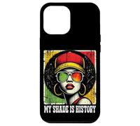 Black Queen Afro Woman My Shade Is History Melanin Pride Carcasa para iPhone 12 Pro Max