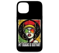 Black Queen Afro Woman My Shade Is History Melanin Pride Carcasa para iPhone 13