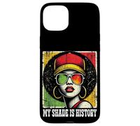 Black Queen Afro Woman My Shade Is History Melanin Pride Carcasa para iPhone 15 Plus