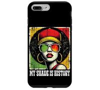 Black Queen Afro Woman My Shade Is History Melanin Pride Carcasa para iPhone 7 Plus/8 Plus