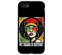 Black Queen Afro Woman My Shade Is History Melanin Pride Carcasa para iPhone SE (2020) / 7 / 8