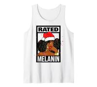 Black Queen Christmas Melanin Girl Mujeres Brown Skin Girls Camiseta sin Mangas