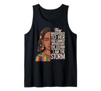 Black Queen I Am The Storm empodera la Herencia Africana Camiseta sin Mangas