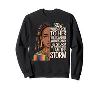 Black Queen I Am The Storm empodera la Herencia Africana Sudadera