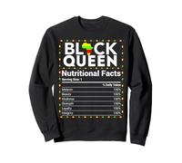 Black Queen Información nutricional Melanina Mujeres Niña Magia Sudadera