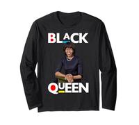 Black Queen Melanin Michelle Obama Internacional - Femenino Manga Larga