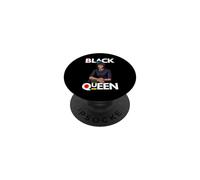 Black Queen Melanin Michelle Obama Internacional - Femenino PopSockets PopGrip Adhesivo